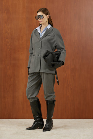 Koyu Gri Viskon Ceket