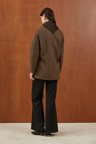 Kahverengi Viskon Ceket