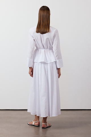 Pile Detaylı İkili Takım - Beyaz