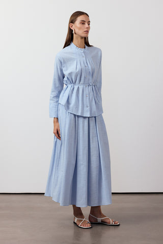 Pile Detaylı İkili Takım - Mavi