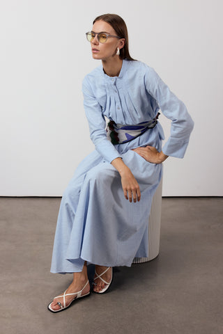 Pile Detaylı İkili Takım - Mavi