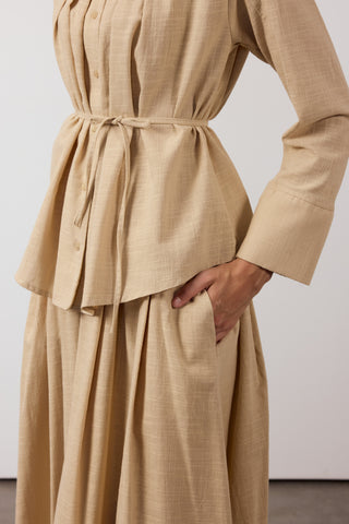 Pile Detaylı İkili Takım - Camel