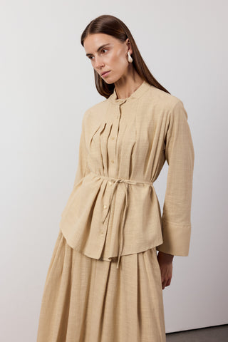 Pile Detaylı İkili Takım - Camel