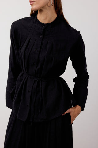 Pile Detaylı İkili Takım - Siyah