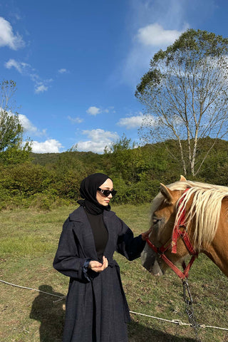 Wılde Kaşe Kaban - Lacivert