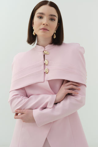 Bolerolu Ceket Pantolon Takım Pembe