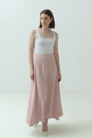 Parçalı Etek Pembe