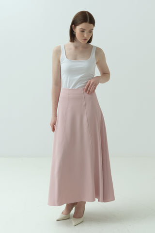 Parçalı Etek Pembe