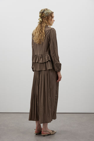 Vizon Kırışık Fırfırlı İkili Takım