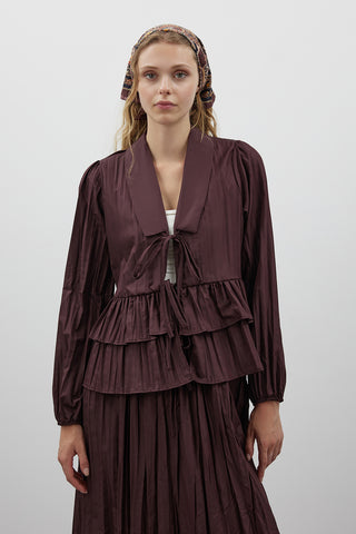 Kırışık Fırfırlı İkili Takım - Fushya Online