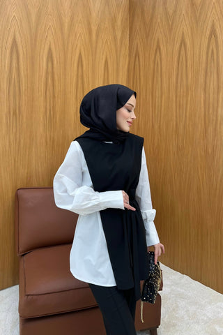 Siyah Asimetrik Takım