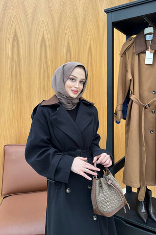 Siyah Toprak Trençkot