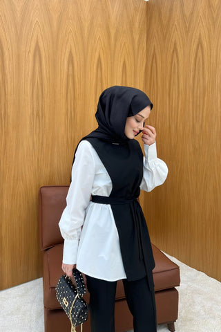 Siyah Asimetrik Takım