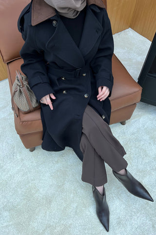 Siyah Toprak Trençkot