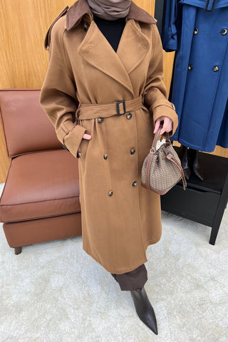 Camel Toprak Trençkot