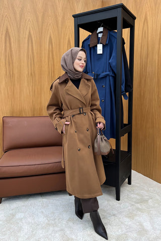 Camel Toprak Trençkot